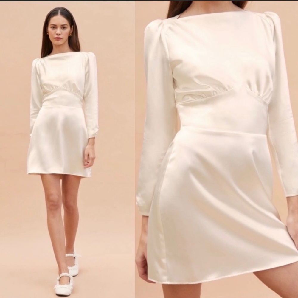 REFORMATION Rudi Silk Dress - Size 6